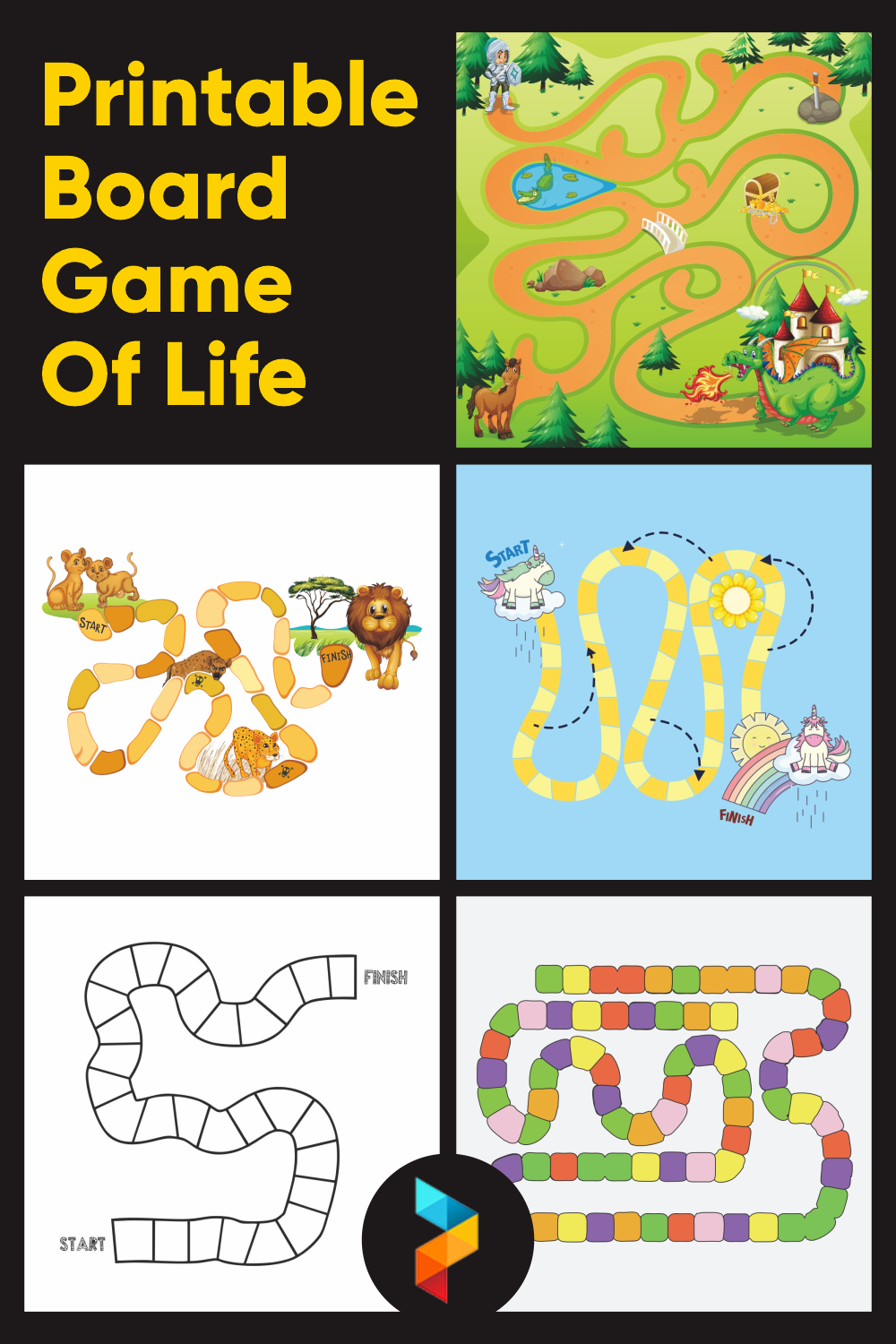 Game Of Life Printable Cards