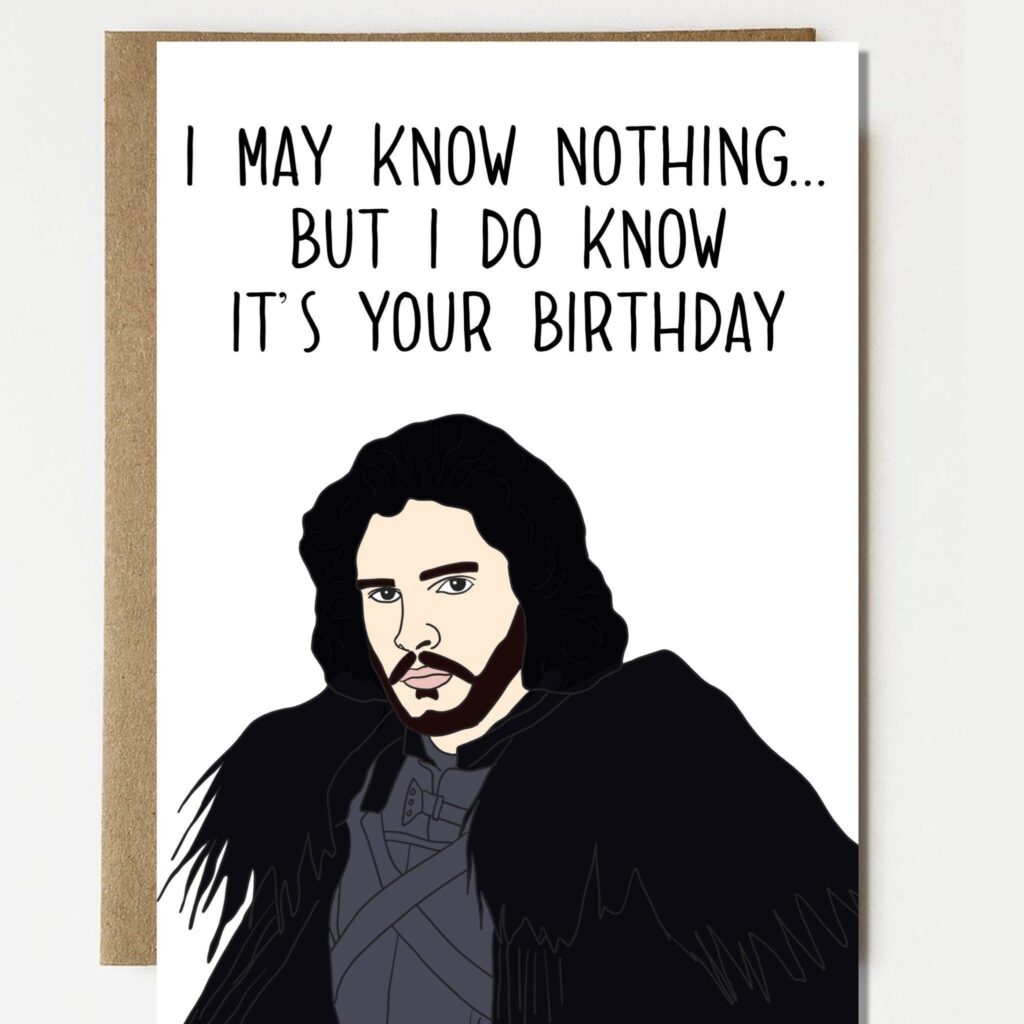 Game Of Thrones Birthday Card Printable Bursagajipegawai