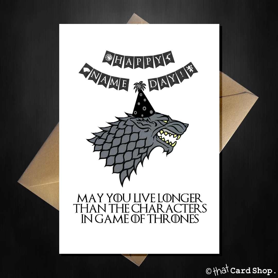 Game Of Thrones Birthday Card Printable Bursagajipegawai