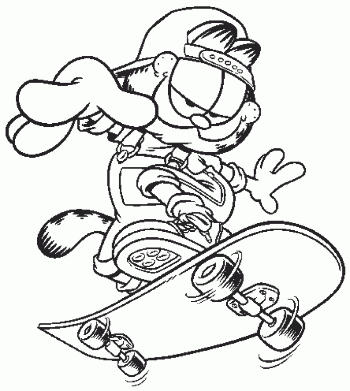 Coloring Pages Of Garfield