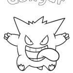 Gengar Coloring Pages Free Printable PDFs WakeTheKids