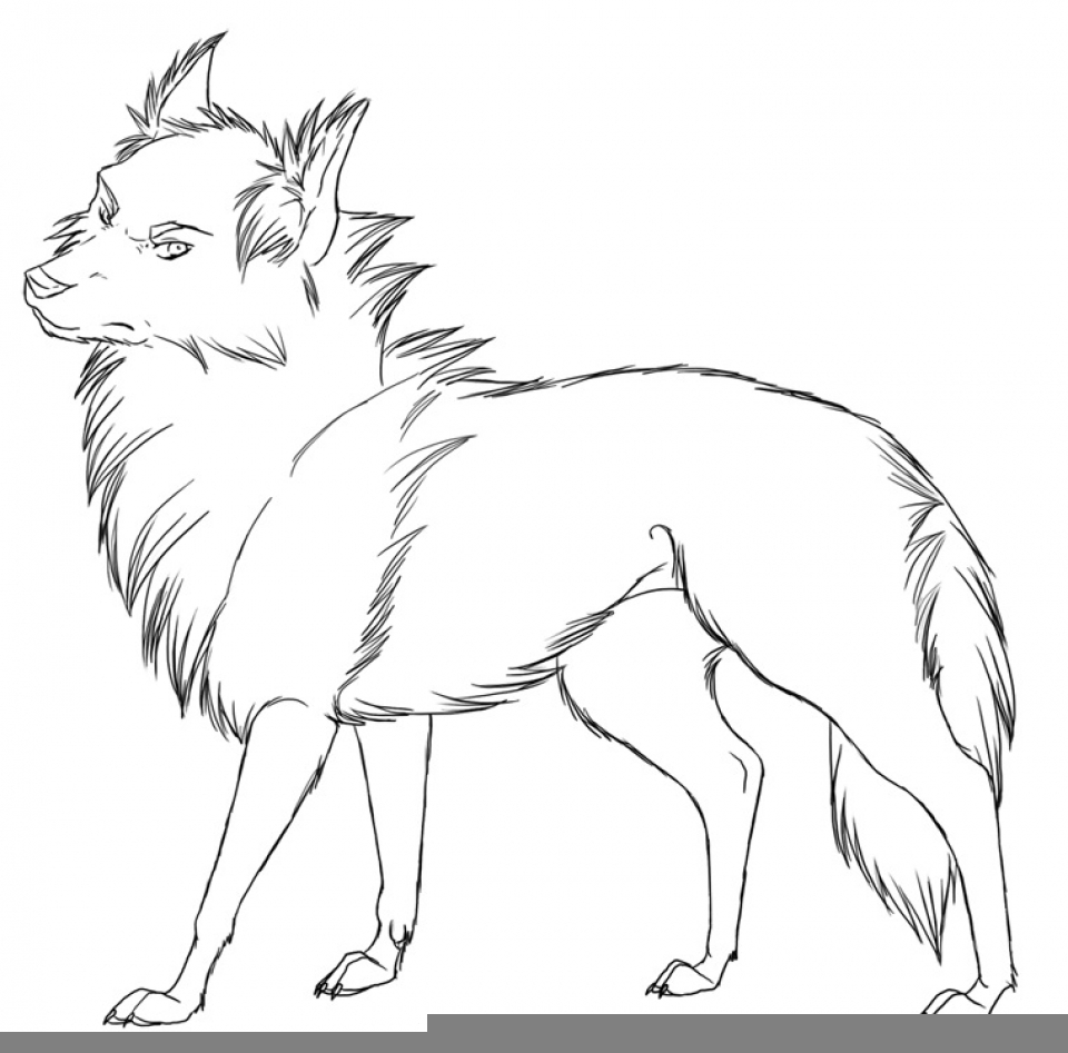 Get This Free Printable Wolf Coloring Pages 90791