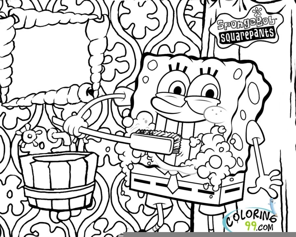 Get This Spongebob Squarepants Coloring Pages Free Printable U043e