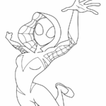 Ghost Spider Coloring Pages Coloring Home
