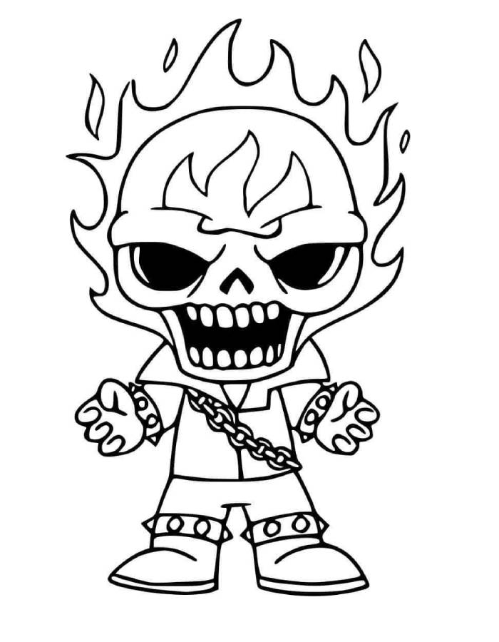 Ghostface Coloring Page