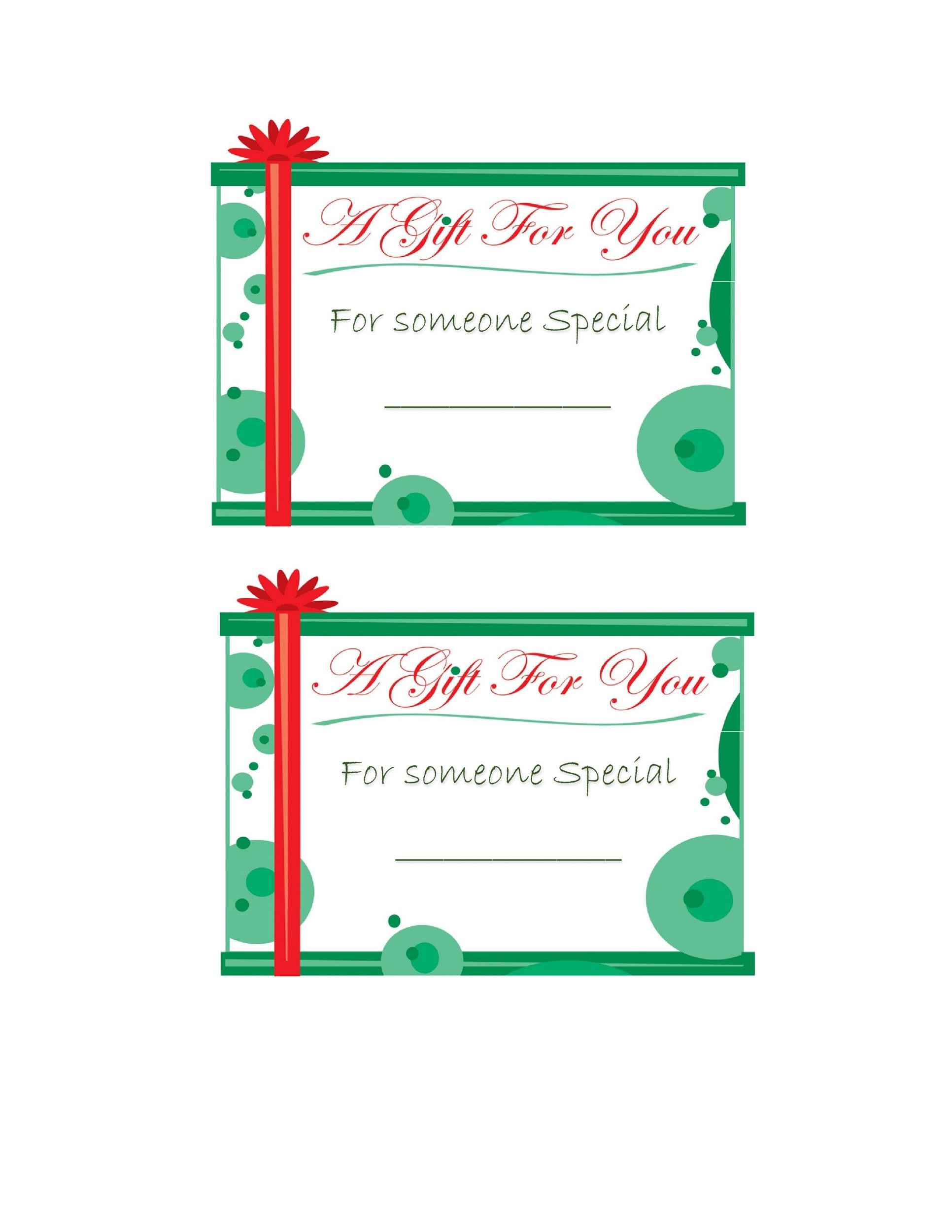 free printable gift tag template