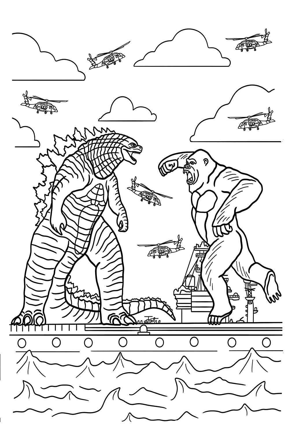 Coloring Pages King Kong