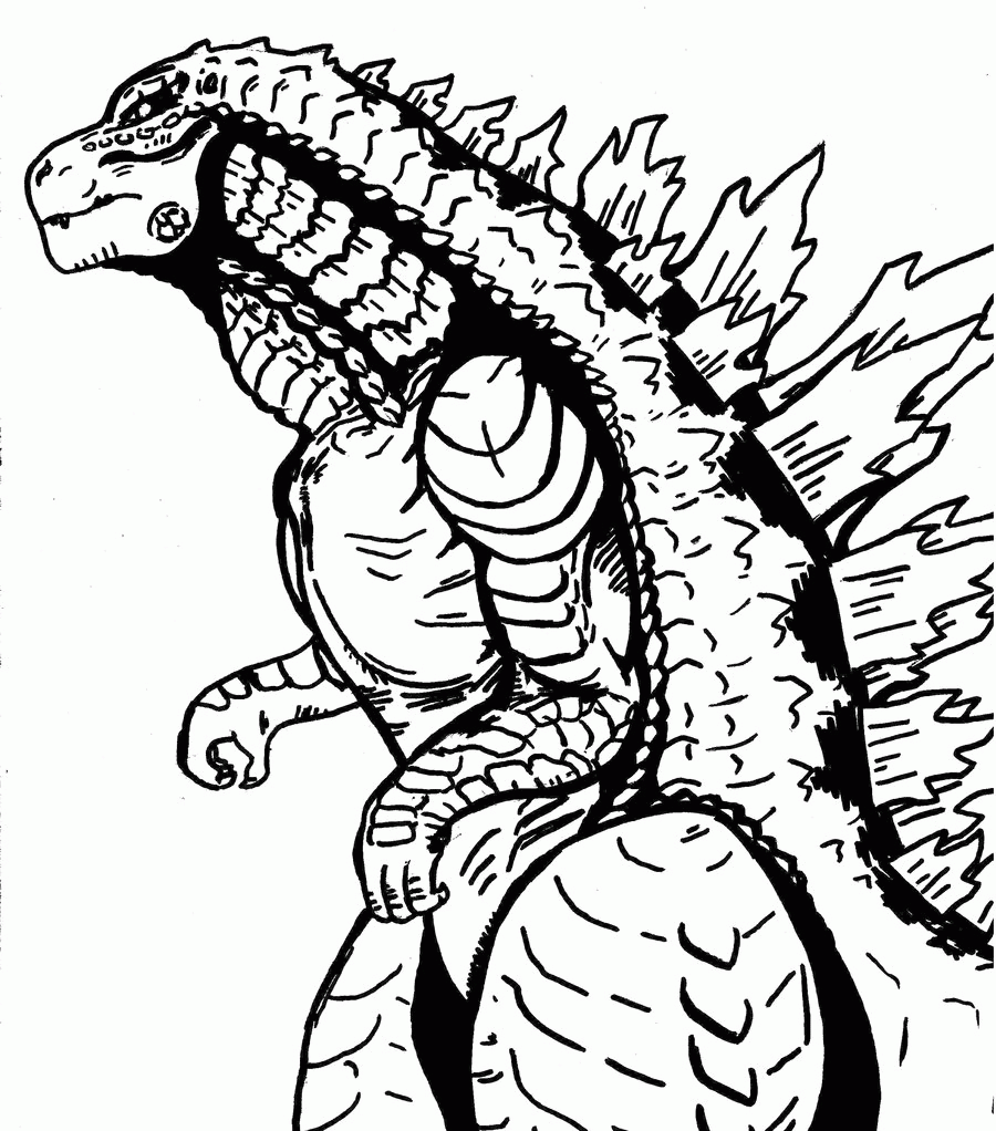 Godzilla Coloring Pages Books 100 FREE And Printable 