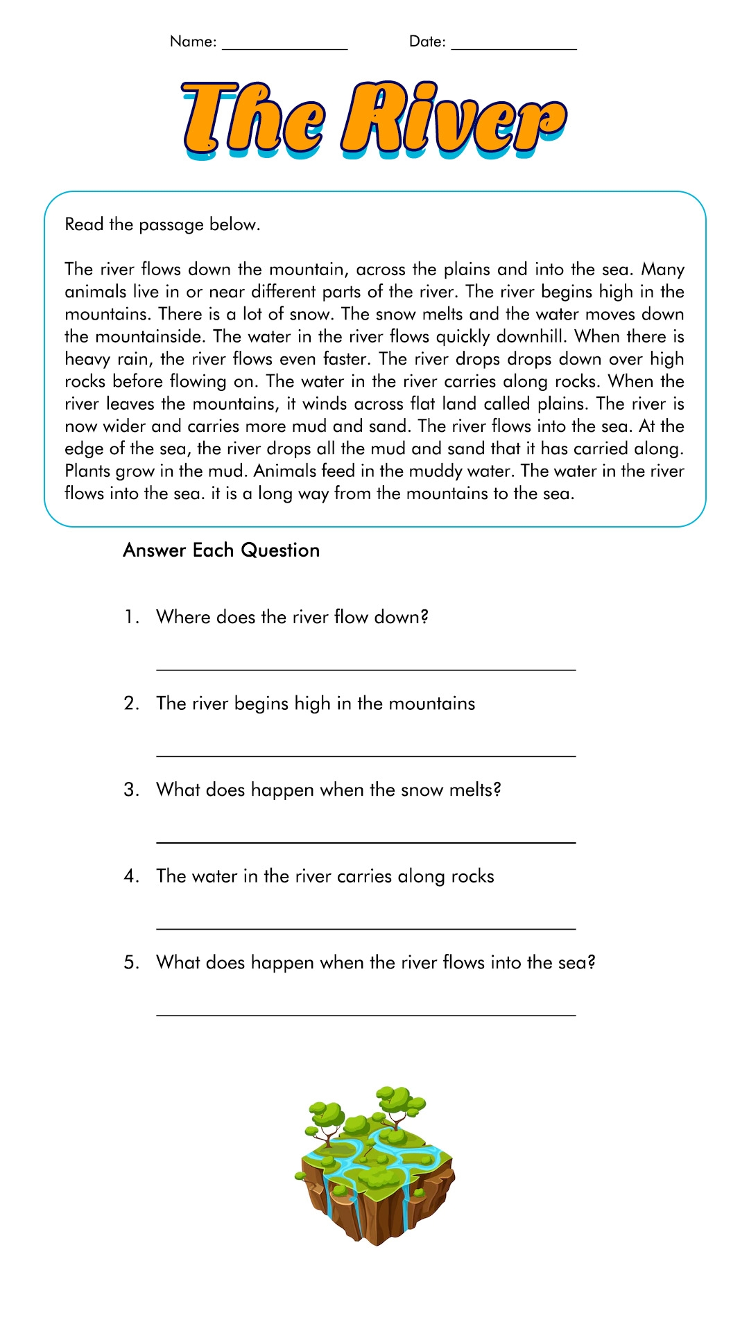 Grade 3 Reading Comprehension Worksheets Worksheets Library