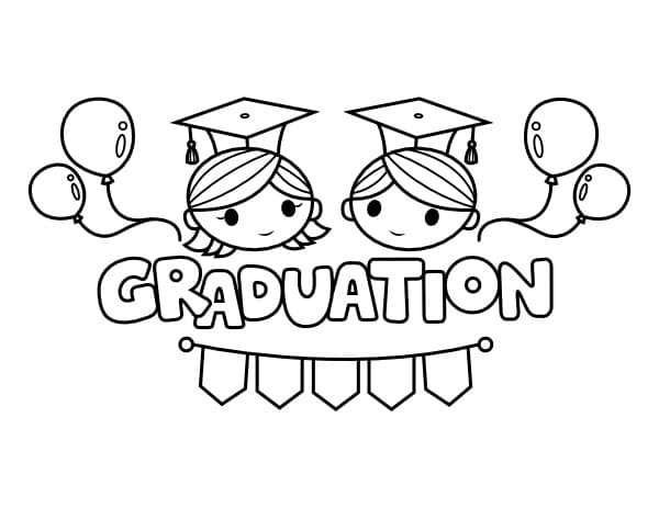 Graduation Printable Coloring Page Free Printable Coloring Pages For Kids