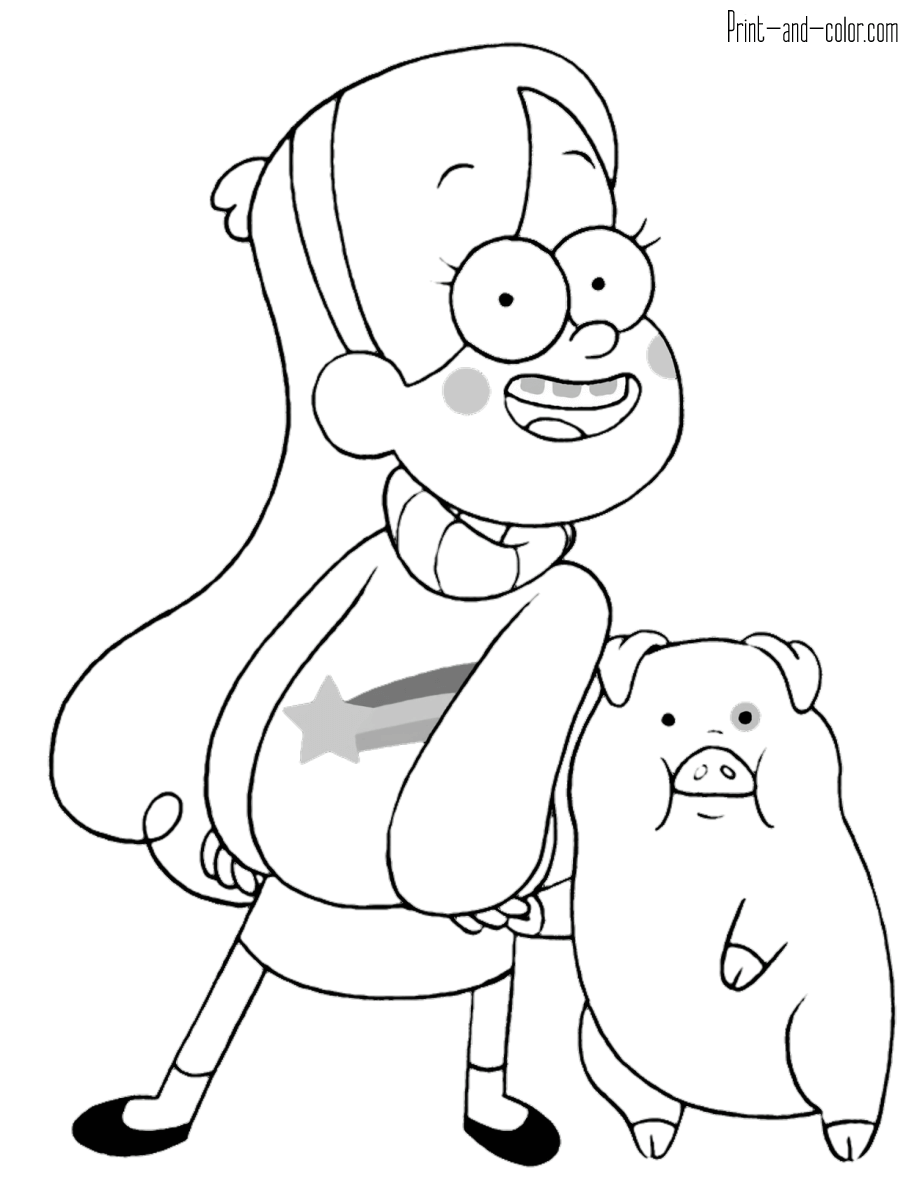 Gravity Falls Color Pages