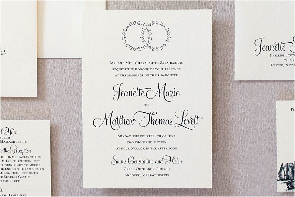 Greek Wedding Crown Invitations Gourmet Invitations