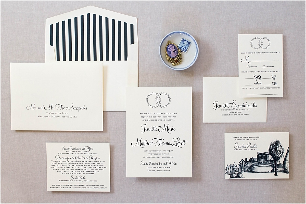 Greek Wedding Crown Invitations Gourmet Invitations