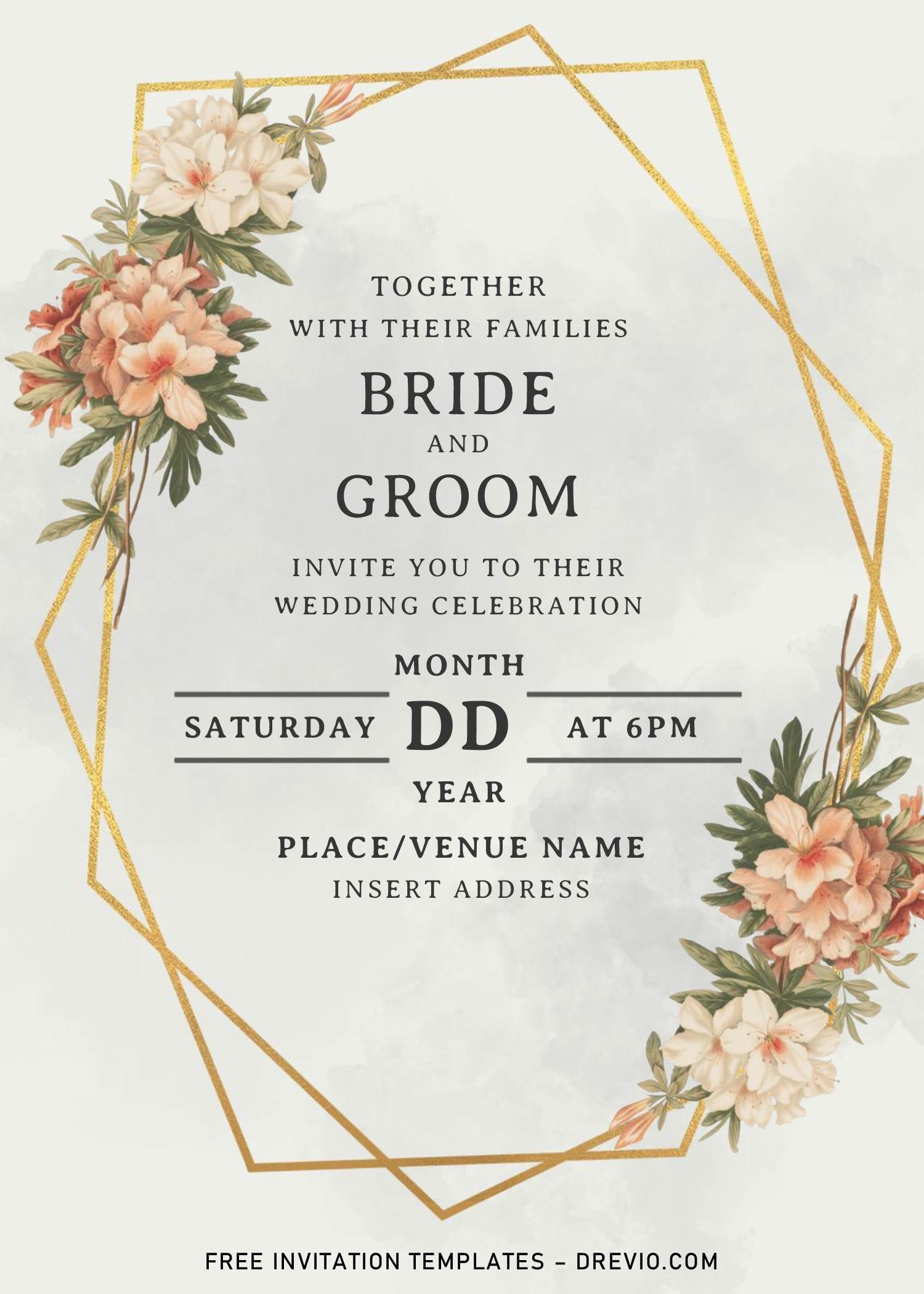 editable invitation cards templates free download