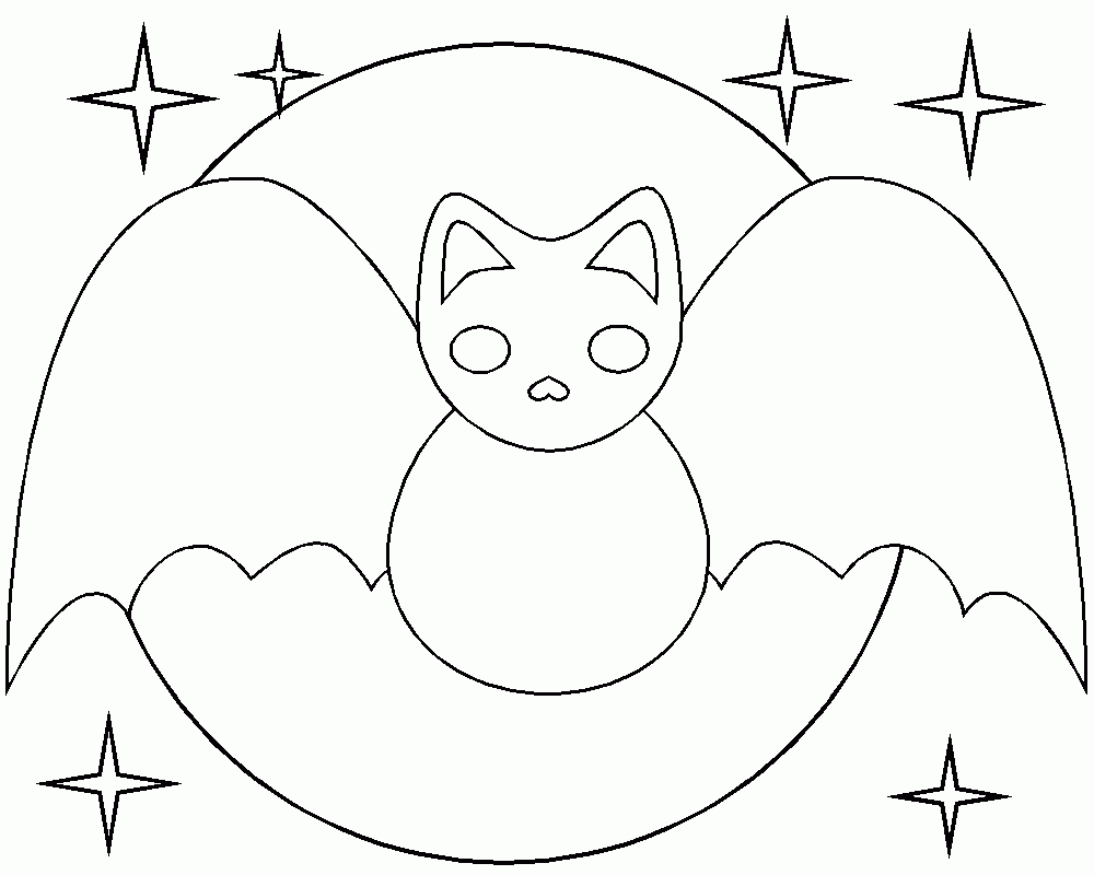 Bats Coloring Pages