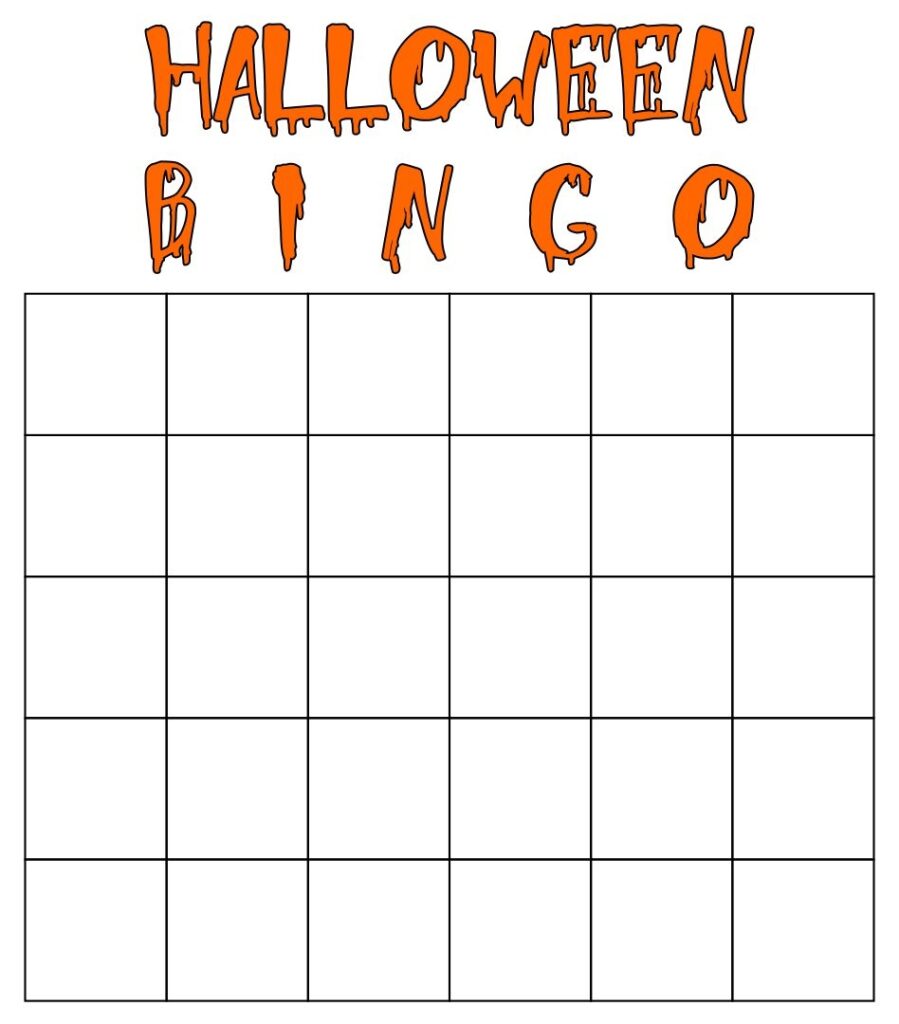 Halloween Bingo Card Template 15 Free PDF Printables Printablee