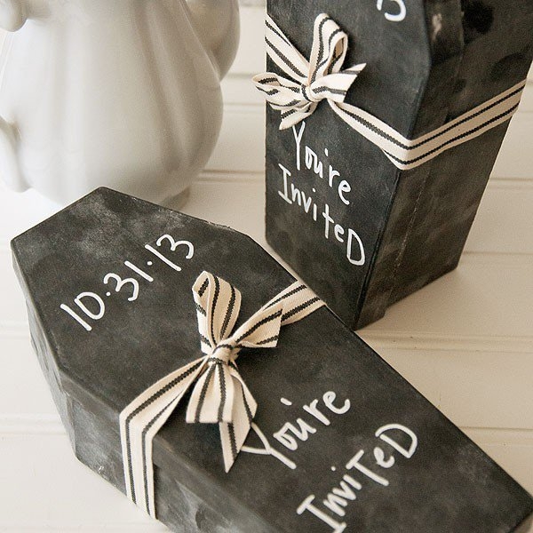 Halloween Coffin Invitations Invitation Design Blog