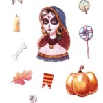 Halloween Color Pages Stock Photos Royalty Free Halloween Color Pages