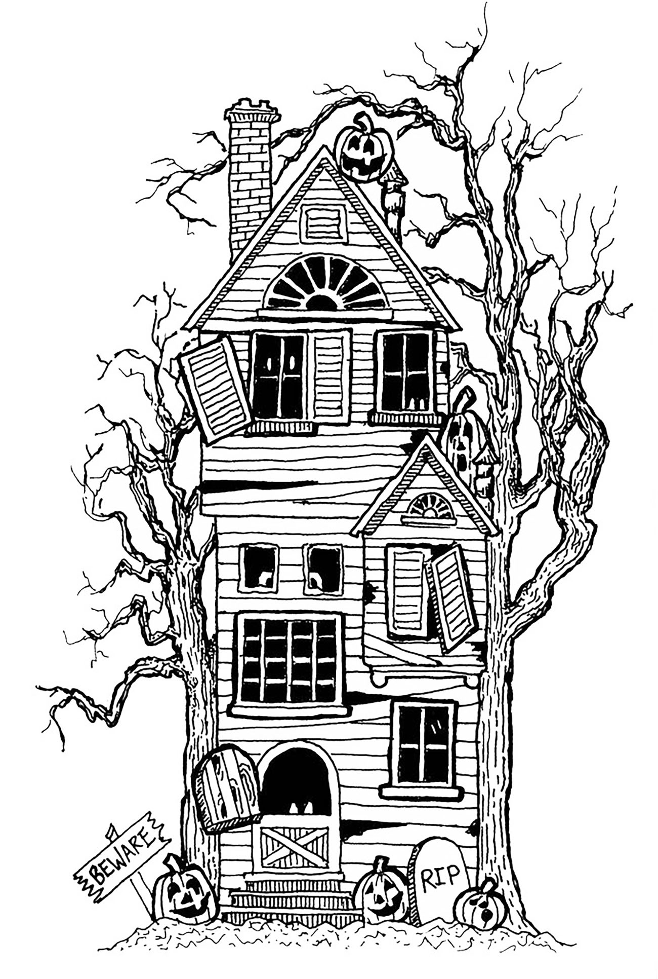 Free Halloween Color Pages