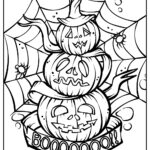 Halloween Drawing Coloring Pages