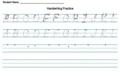 Handwriting Worksheet Creator Free DIY Homeschooler Letter Tracing 