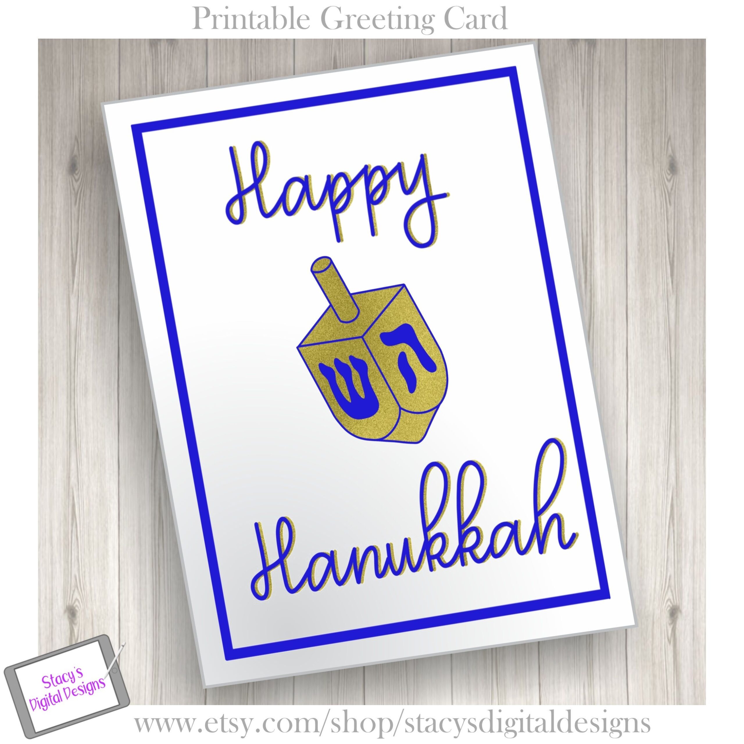 printable hanukkah cards to color