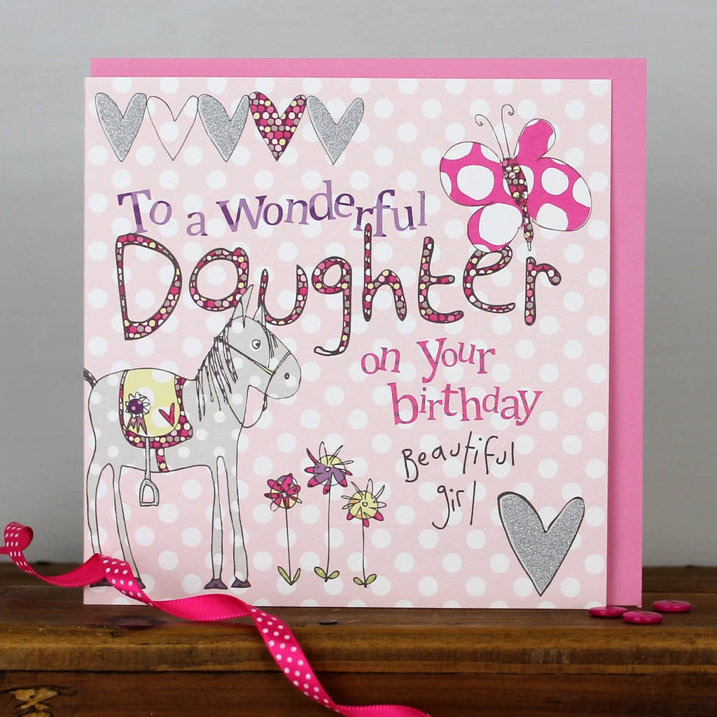 Happy Birthday Card For Daughter