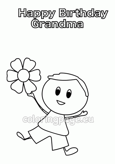 Happy Birthday Grandma Card Free Printable Voliphill