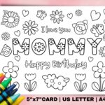 Happy Birthday Mom Printable Card
