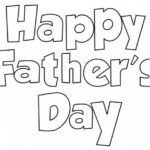 Happy Fathers Day Coloring Page Coloring Home