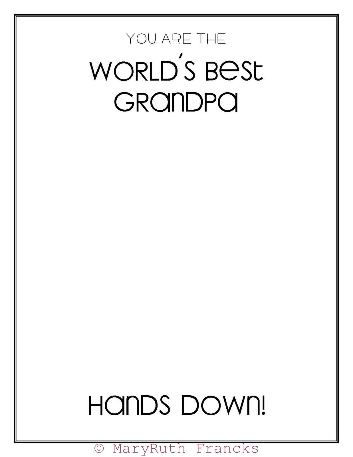 printable grandpa fathers day card