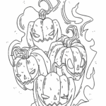 Happy Halloween Color Page Free Printable Coloring Pages