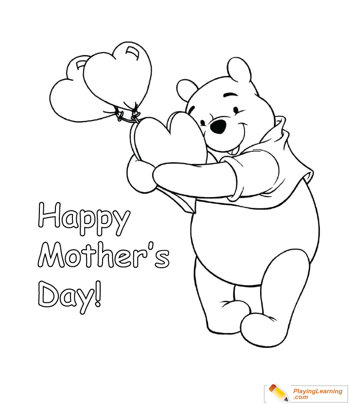 Happy Mothers Day Coloring Page 12 Free Happy Mothers Day Coloring Page
