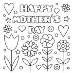 Happy Mothers Day Coloring Page Funny Coloring Pages