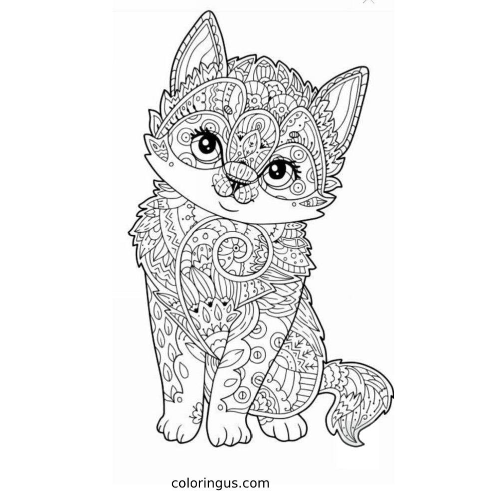 Hard Coloring Pages Free Printable PDF 