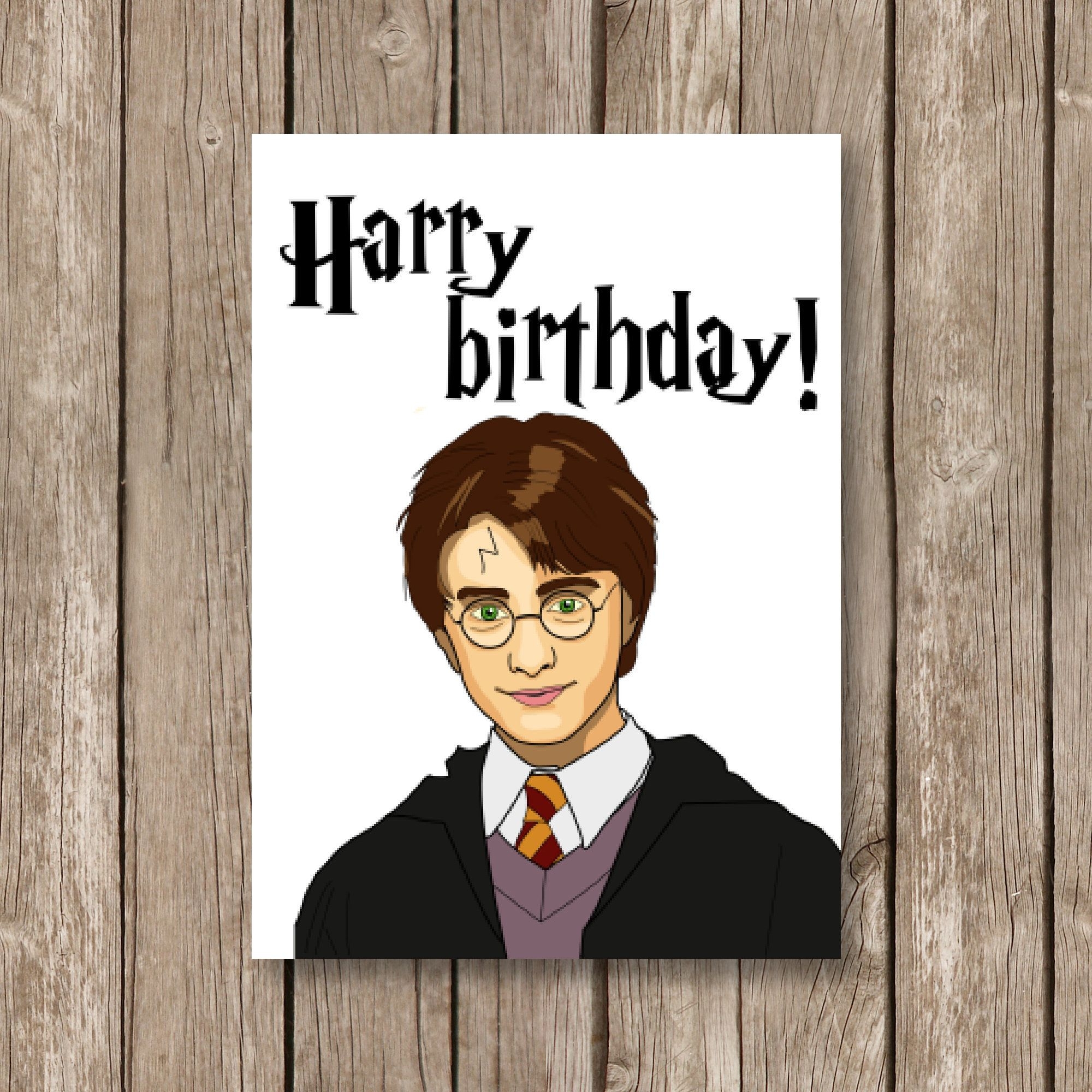 Harry Potter Birthday Card Printable Free Printable Calendars AT A GLANCE
