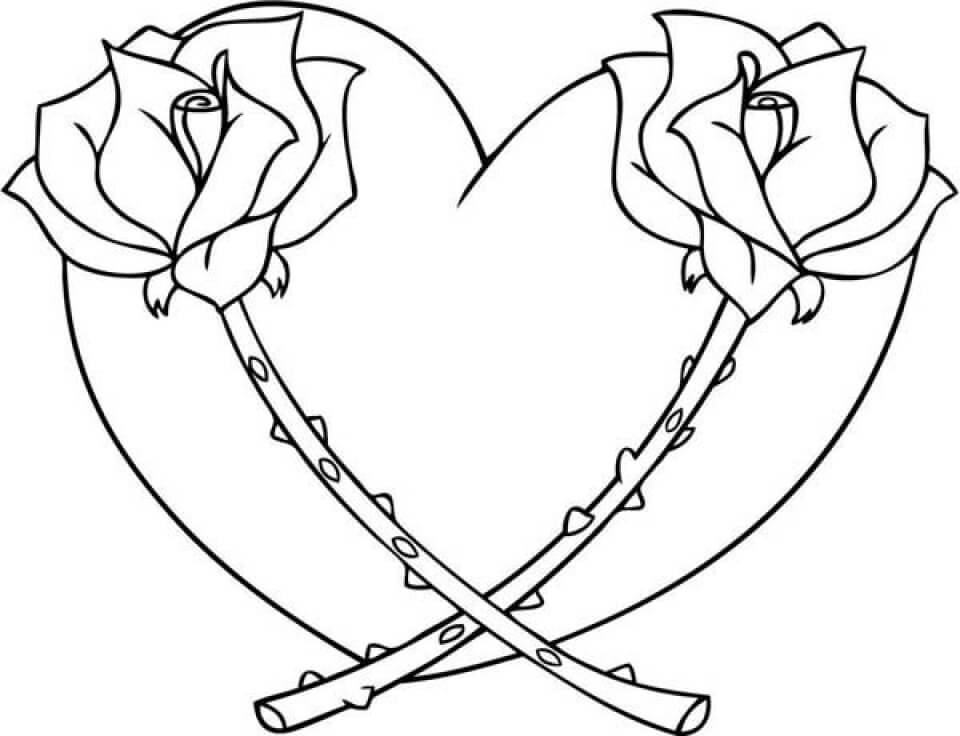 Coloring Page Heart