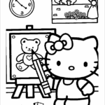 Hello Kitty Coloring Picture