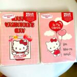 Hello Kitty Valentines Card Set Cat Valentine Hello Kitty Drawing