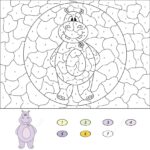 Hippo Color By Number