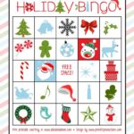 Holiday Bingo Christmas Bingo Clipart Printable Bingo Cards