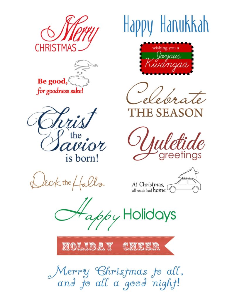 Holiday Sentiments Christmas Cards Kai George