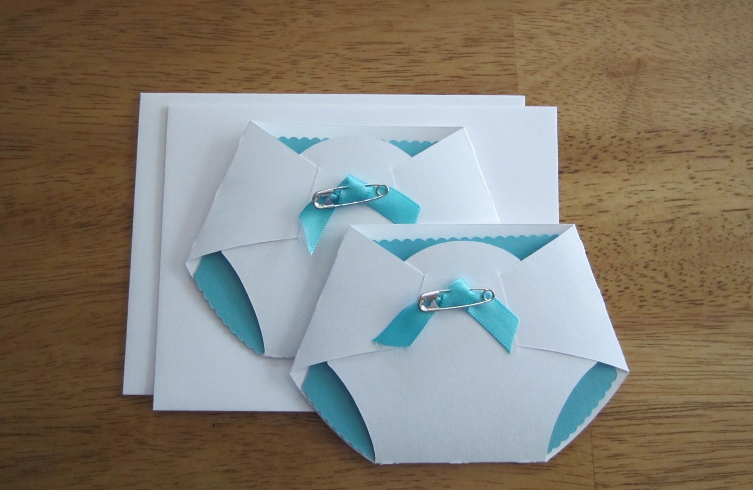 diaper template shower invitation