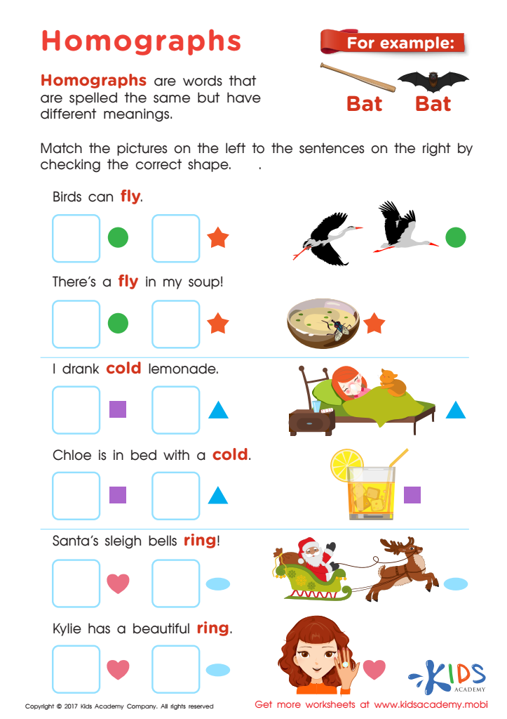 Homographs Free Printable Worksheet Free Printable For Kids