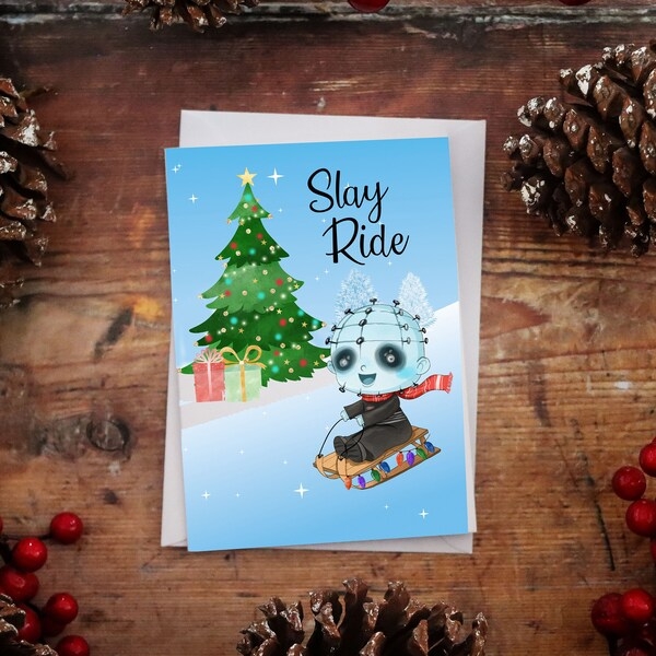 Horror Printable Birthday Card Etsy