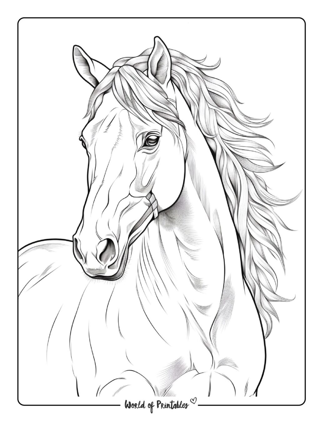 Horse Coloring Page