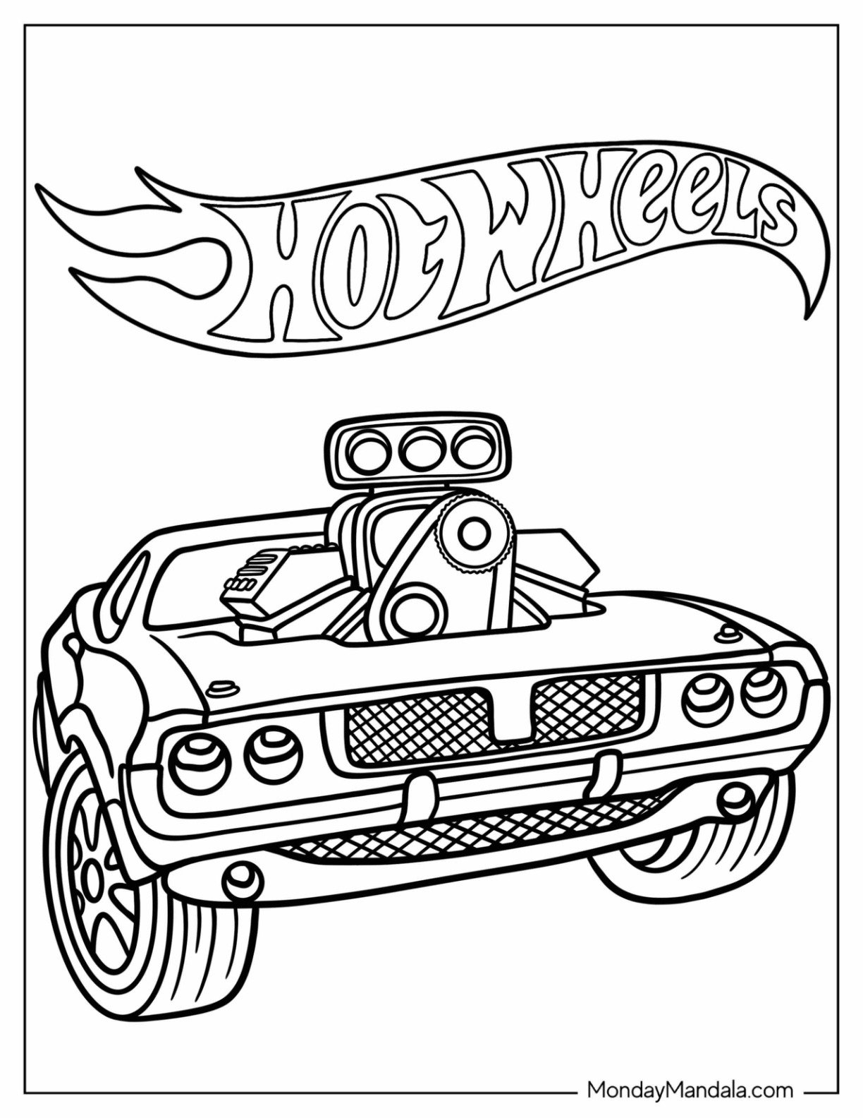 Hot Wheel Coloring Pages Hot Wheels Coloring Page Pinterest