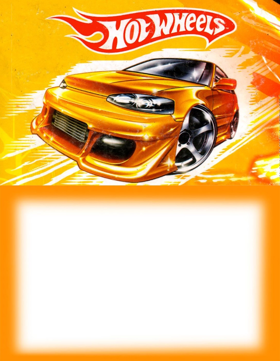 editable hot wheels birthday invitation template free