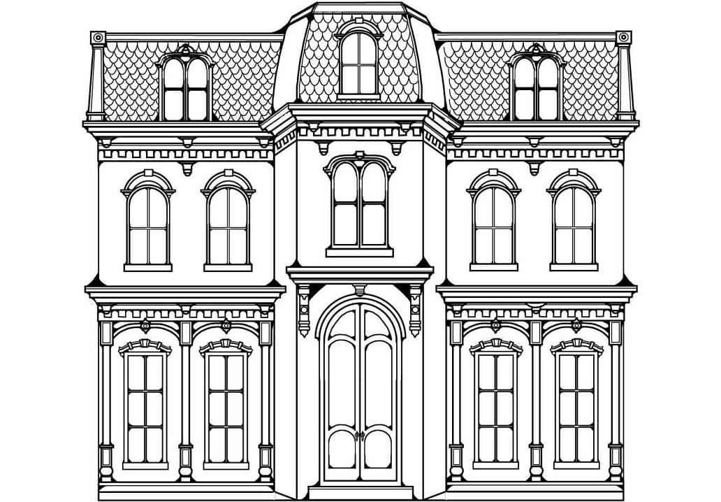 Coloring Pages House