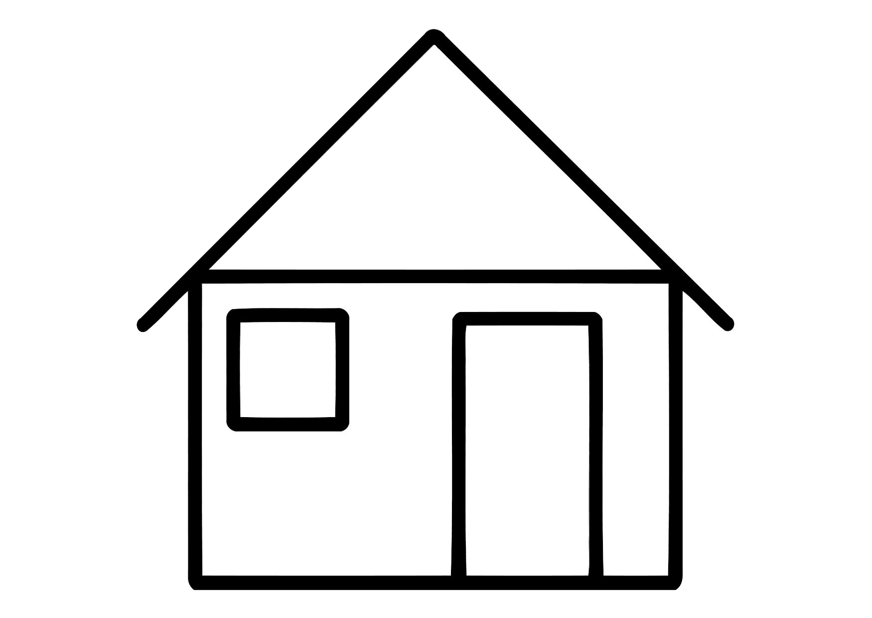 free house coloring pages